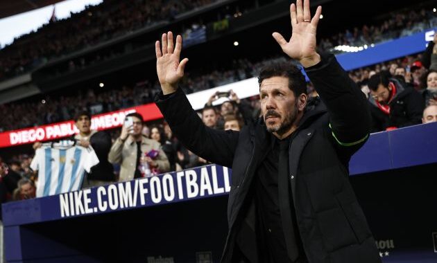 Diego Simeone delighted with ‘gladiatorial’ Atletico Madrid