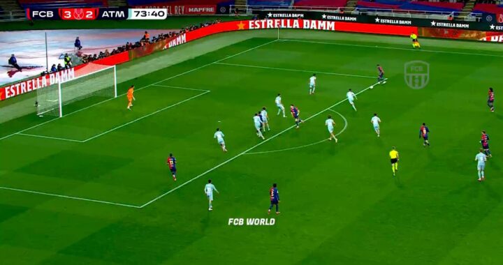 WATCH: Robert Lewandowski establishes two-goal cushion for Barcelona against Atletico Madrid