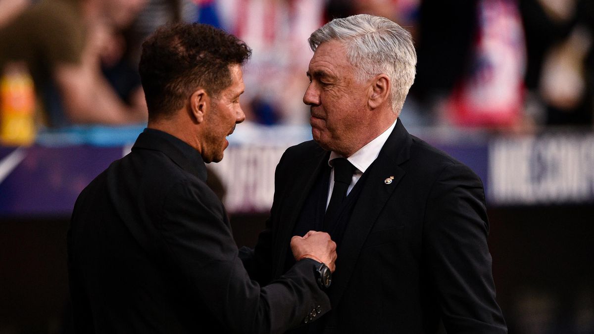 Diego Simeone and Carlo Ancelotti